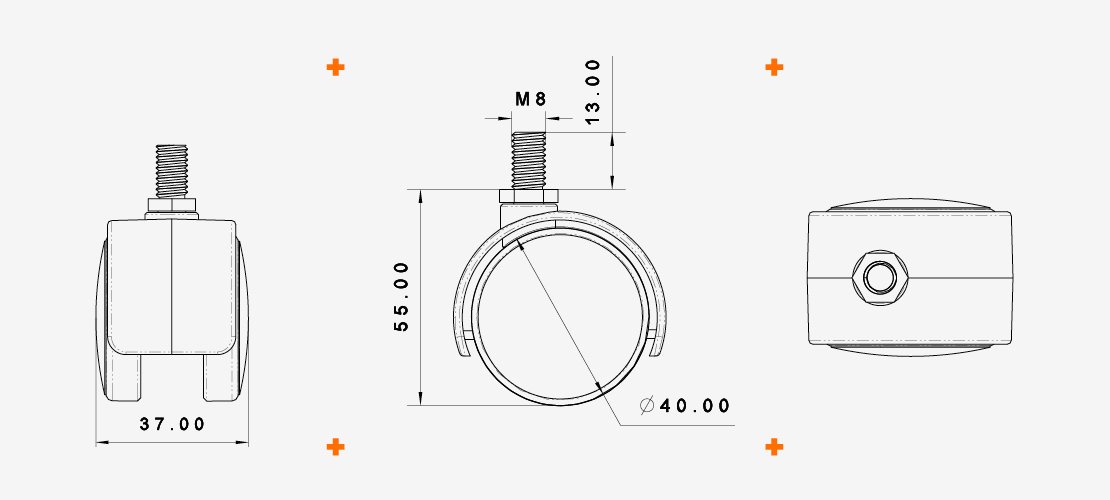 Bolted Polyamide Wheel