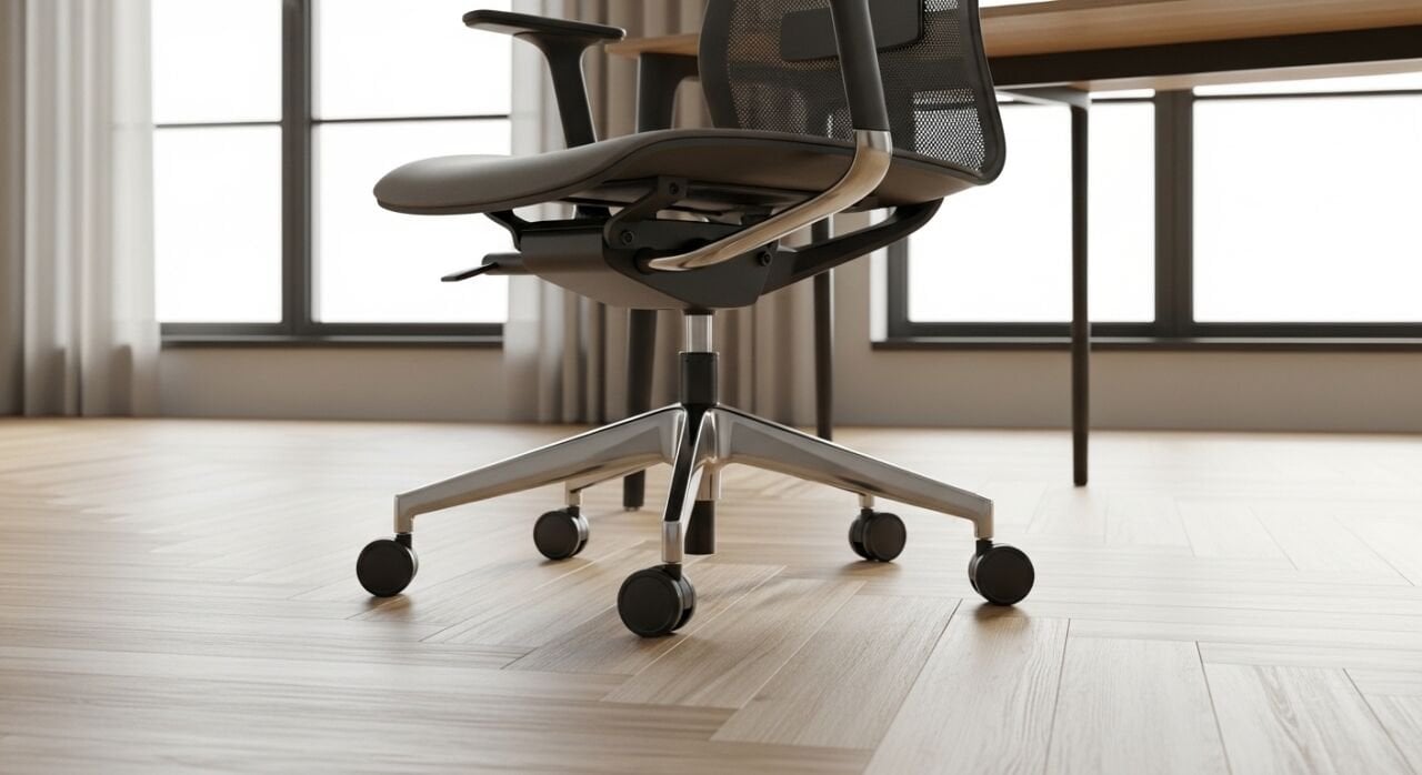 Parke Dostu Ofis Koltuk Tekerleği Seçimi: Sessiz Hareket ve Zemin Koruması